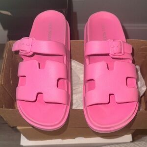 Steve Madden Pink Kids Sandals